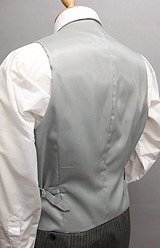 シルバー光沢ベスト